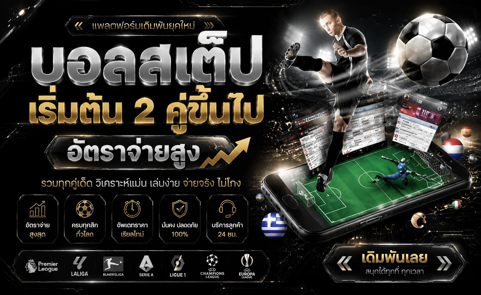 แทงบอลออนไลน์ Miracle55 ครบทุกลีกทั่วโลก